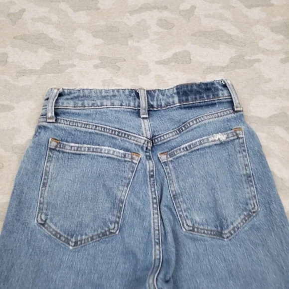 Abercrombie and Fitch Jeans Womens 26/2 Blue Pockets Denim Medium Wash - Picture 10 of 12